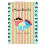 Bonbon comme carte de joyeux anniversaire de petit