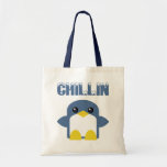 bonbon de chillin de pingouin de kawaii tweety sacs en toile