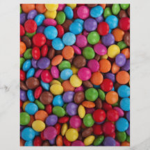 Bonbons au chocolat colorés prospectus