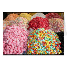 Bonbons dans le bazar - Damas, Syrie Cartes De Vœux