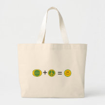 Bonheur de paix d'écologie sac