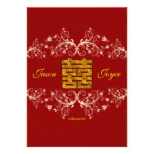 Bonheur oriental de damassé double épousant la car cartons d'invitation