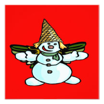 Bonhomme de neige de la Nouvelle-Orléans Invitations Personnalisables