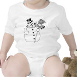 Bonhomme de neige t-shirt
