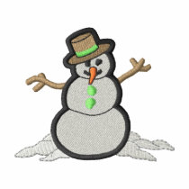 Bonhomme de neige polos brodés