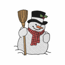 Bonhomme de neige polos brodés