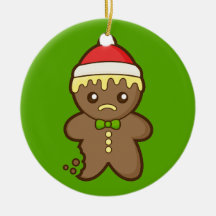 Bonhomme en pain d'épice de Noël Ornements