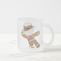Bonhomme en pain d'épice drôle du peu lui-même mugs à café