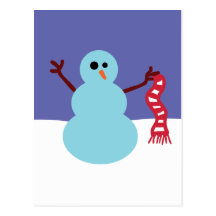 Bonhommes de neige fous ! cartes postales