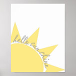 bonjour copie d'affiche de soleil