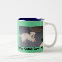 Bonjour coton heureux ! ! tasse à café