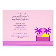 Bonjour invitation de coutume de rose de partie de
