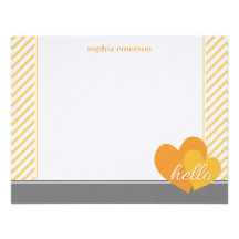Bonjour les coeurs ont personnalisé les cartes de  carton d'invitation