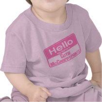 Bonjour mon nom est Cutie McCrappypants t-shirts