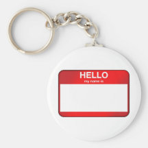 Bonjour mon nom est… porte-clef