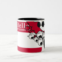 bonjour mon nom est tasse à café
