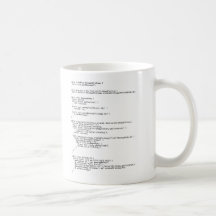 Bonjour monde ! tasse à café