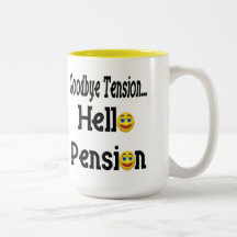 Bonjour pension de retraite tasse à café