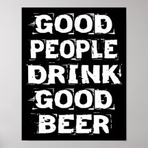 Bonne affiche de bière
