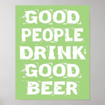 Bonne affiche de bière