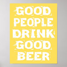 Bonne affiche de bière