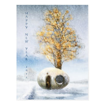 Bonne année 2012 cartes postales