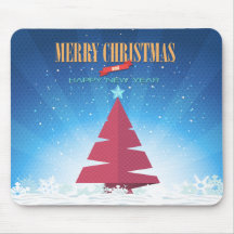 Bonne année 64 Mousepad de Joyeux Noël Tapis De Souris