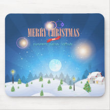 Bonne année 65 Mousepad de Joyeux Noël Tapis De Souris
