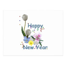 Bonne année carte postale