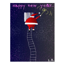 Bonne année cartes postales