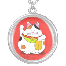 Bonne chance Maneki Neko Pendentifs