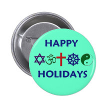 BONNES FÊTES bouton Badge
