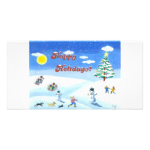 BONNES FÊTES CARTES AVEC PHOTO