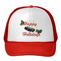 Bonnes fêtes casquette en acier de casserole