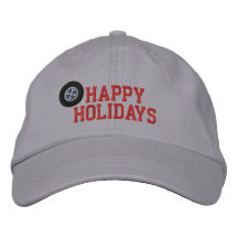 Bonnes fêtes chapeau brodé