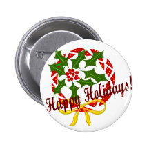 Bonnes fêtes guirlande badges