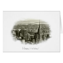 Bonnes fêtes - New York City Carte De Vœux