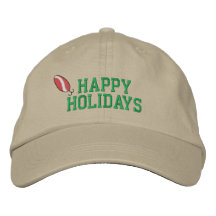 Bonnes fêtes pêche du chapeau brodé