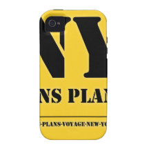 "BONS PLANS NEW YORK" Appli Coques Vibe iPhone 4