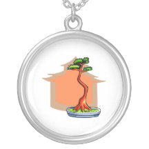 Bonsaïs de gens de lettres avec l'image de graphiq pendentif