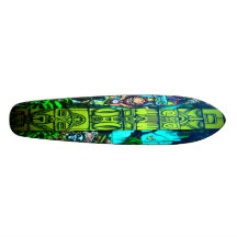 Boogie de jungle - plate-forme de peinture murale  planches à roulettes