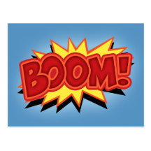 Boom ! carte postale