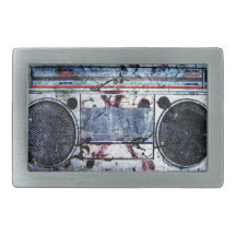 Boombox urbain boucles de ceinture rectangulaires