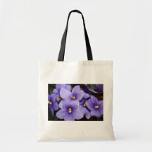 Boquet violet sacs de toile