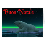 Bord de glace cartes de vœux
