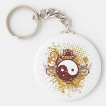 Bord urbain Yin Yang Porte-clef