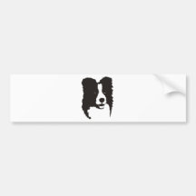 Border collie adhésifs pour voiture