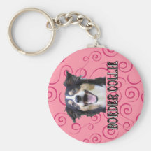 BORDER COLLIE Keychain Porte-clés