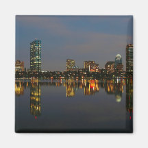 Boston Backbay la nuit Aimant