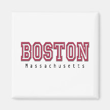 Boston Magnets Pour Réfrigérateur